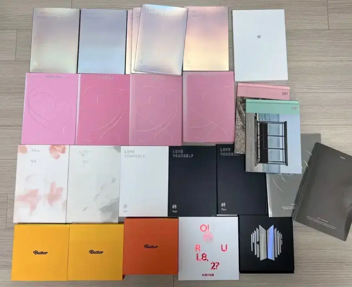 방탄 개봉 앨범 양도 페르소나 프루프 앤써 버터 bts album